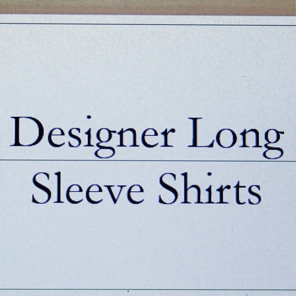 Polo Ralph Lauren Other - Designer Long sleeve shirts in this section